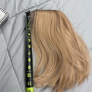 Sleek Honey Blonde wig